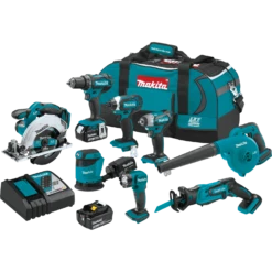 Makita XT801X1 18V LXT Lithium-Ion Cordless 8_Pc Combo Kit