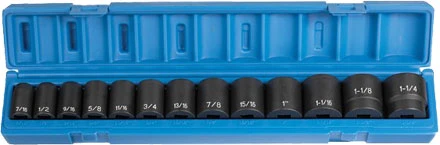 Grey Pneumatic 1312 1/2" Impact Socket Set 3 Grey Pneumatic 1312 1/2" Impact Socket Set