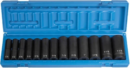 Grey Pneumatic 1312D 1/2" Impact Socket Set 3 Grey Pneumatic 1312D 1/2" Impact Socket Set