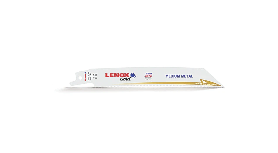 Lenox Gold Power Arc Curved Metal Reciprocating Saw Blades 3 Lenox Gold Power Arc Curved Metal Reciprocating Saw Blades