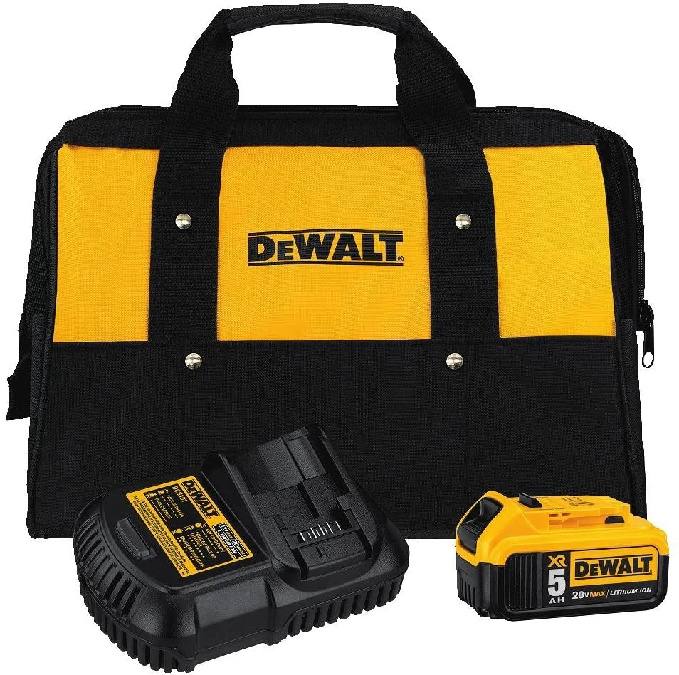 DeWalt DCB205CK 20V MAX Battery/Charger Kit With Bag 3 DeWalt DCB205CK 20V MAX Battery/Charger Kit With Bag