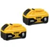 DeWalt DCB206-2 20V Max Premium Xr 6.0Ah Lithium Ion Battery 2-Pack -Power Pro Shop DCB206 2 1