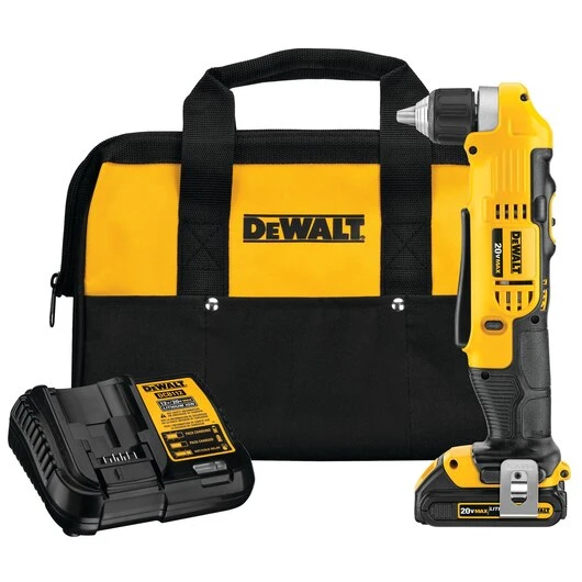 DeWalt DCD740C1 Right Angle Drill Driver Compact Kit 6 DeWalt DCD740C1 Right Angle Drill Driver Compact Kit - Image 4