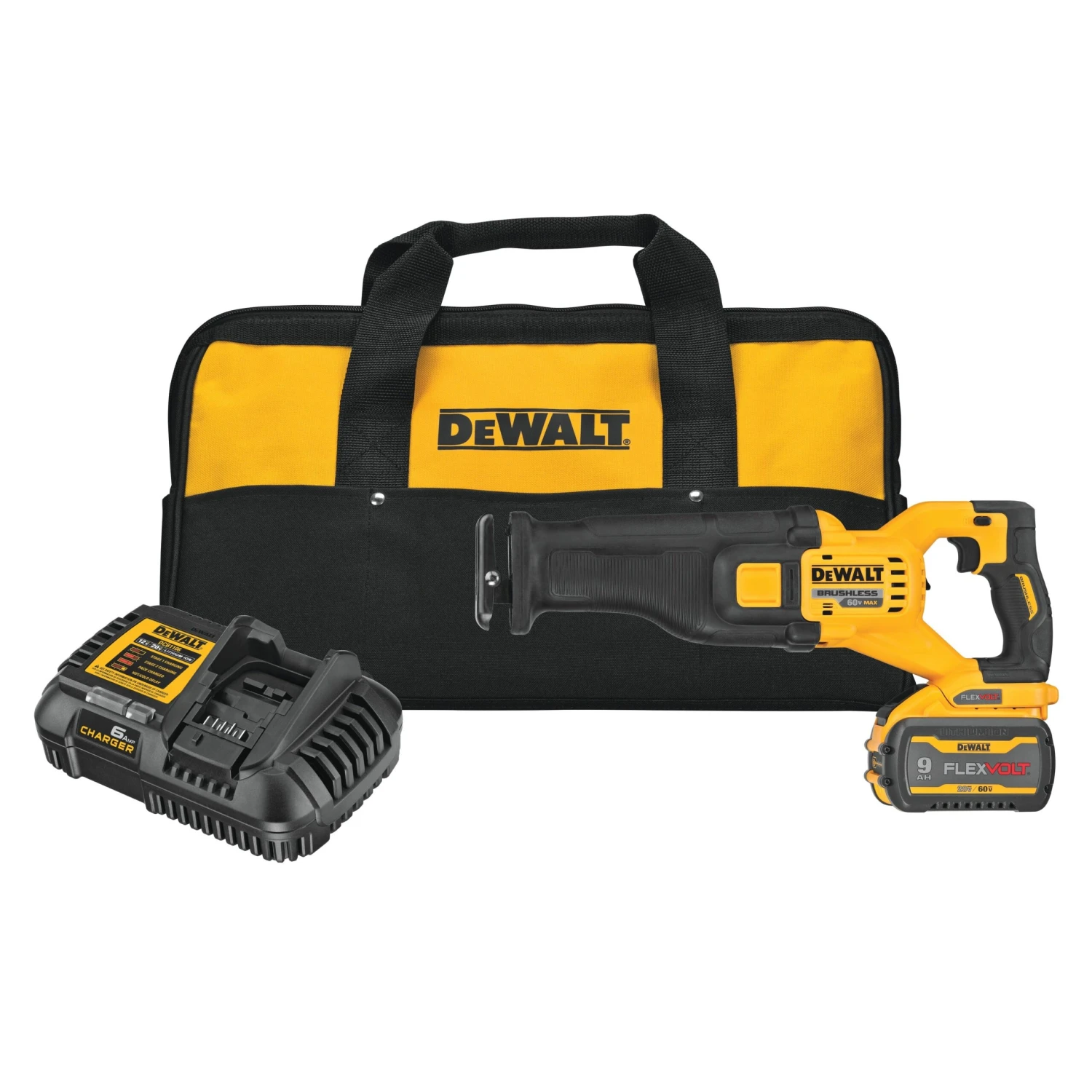 DeWalt DCS389X1 Flexvolt 60V MAX Brushless Cordless Reciprocating Saw Kit 3 DeWalt DCS389X1 Flexvolt 60V MAX Brushless Cordless Reciprocating Saw Kit
