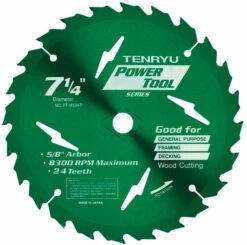 Tenryu PT-18524P Bullfrog 7-1/4" Power Tool Series Saw Blade
