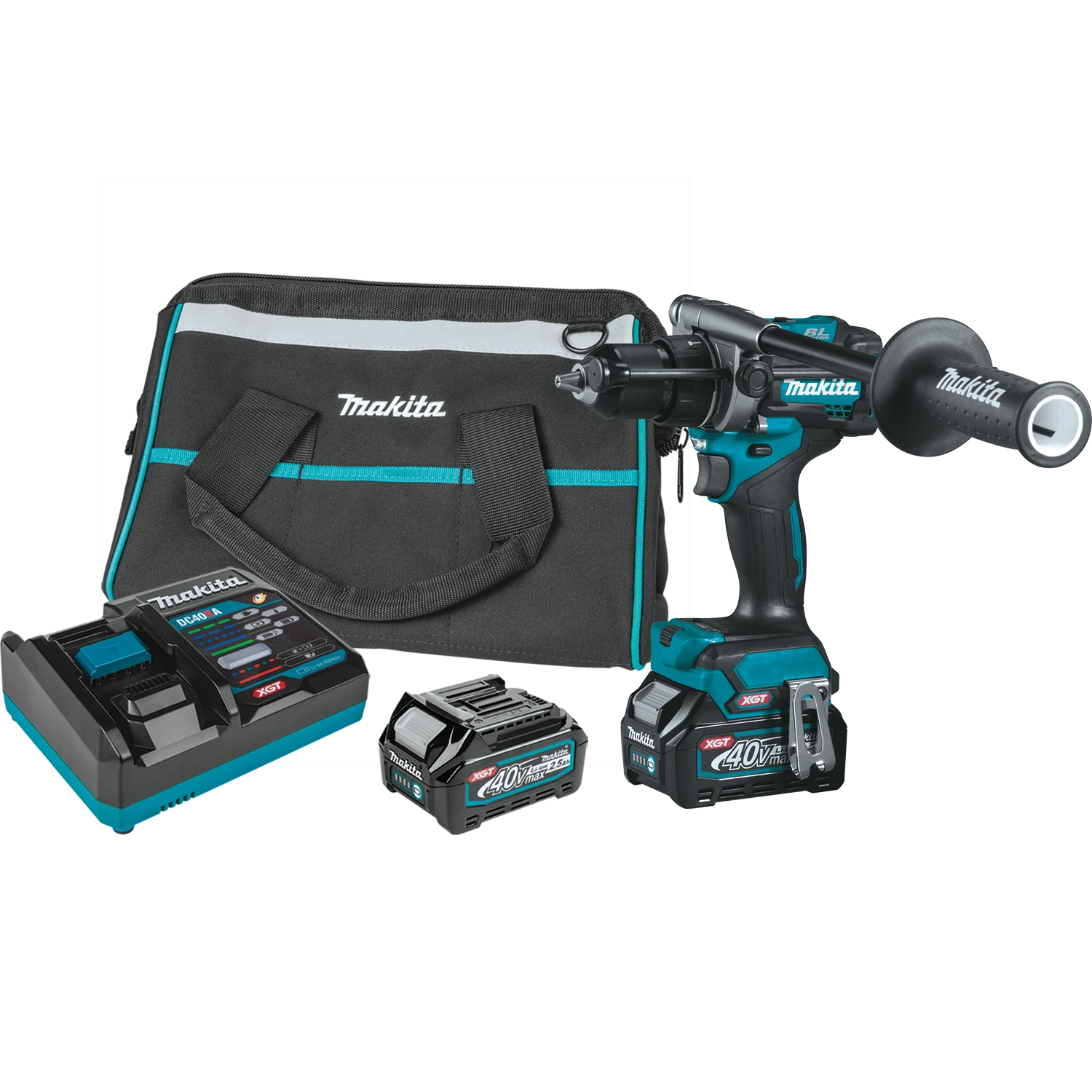 Makita GPH01D 40V Max XGT Brushless Cordless 1/2" Hammer Driver-Drill Kit 3 Makita GPH01D 40V Max XGT Brushless Cordless 1/2" Hammer Driver-Drill Kit
