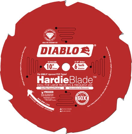 Diablo D1006DH 10" Hardie Blade 3 Diablo D1006DH 10" Hardie Blade