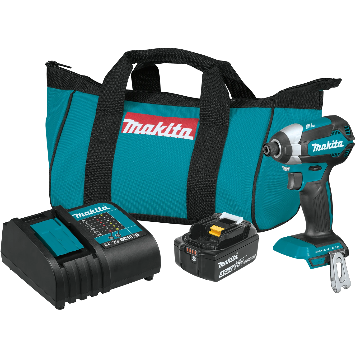 Makita XDT13SM1 18V LXT Lithium-Ion Brushless Cordless Impact Driver Kit 3 Makita XDT13SM1 18V LXT Lithium-Ion Brushless Cordless Impact Driver Kit