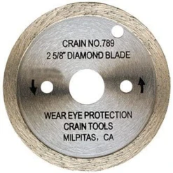 Crain 789 2-5/8" Toe-Kick Diamond Blade