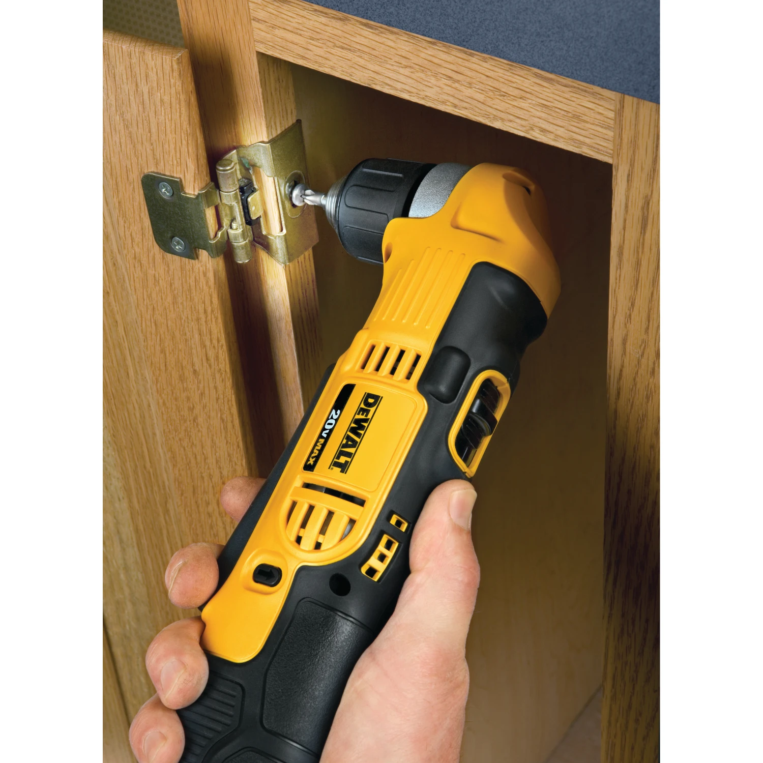 DeWalt DCD740C1 Right Angle Drill Driver Compact Kit 4 DeWalt DCD740C1 Right Angle Drill Driver Compact Kit - Image 2