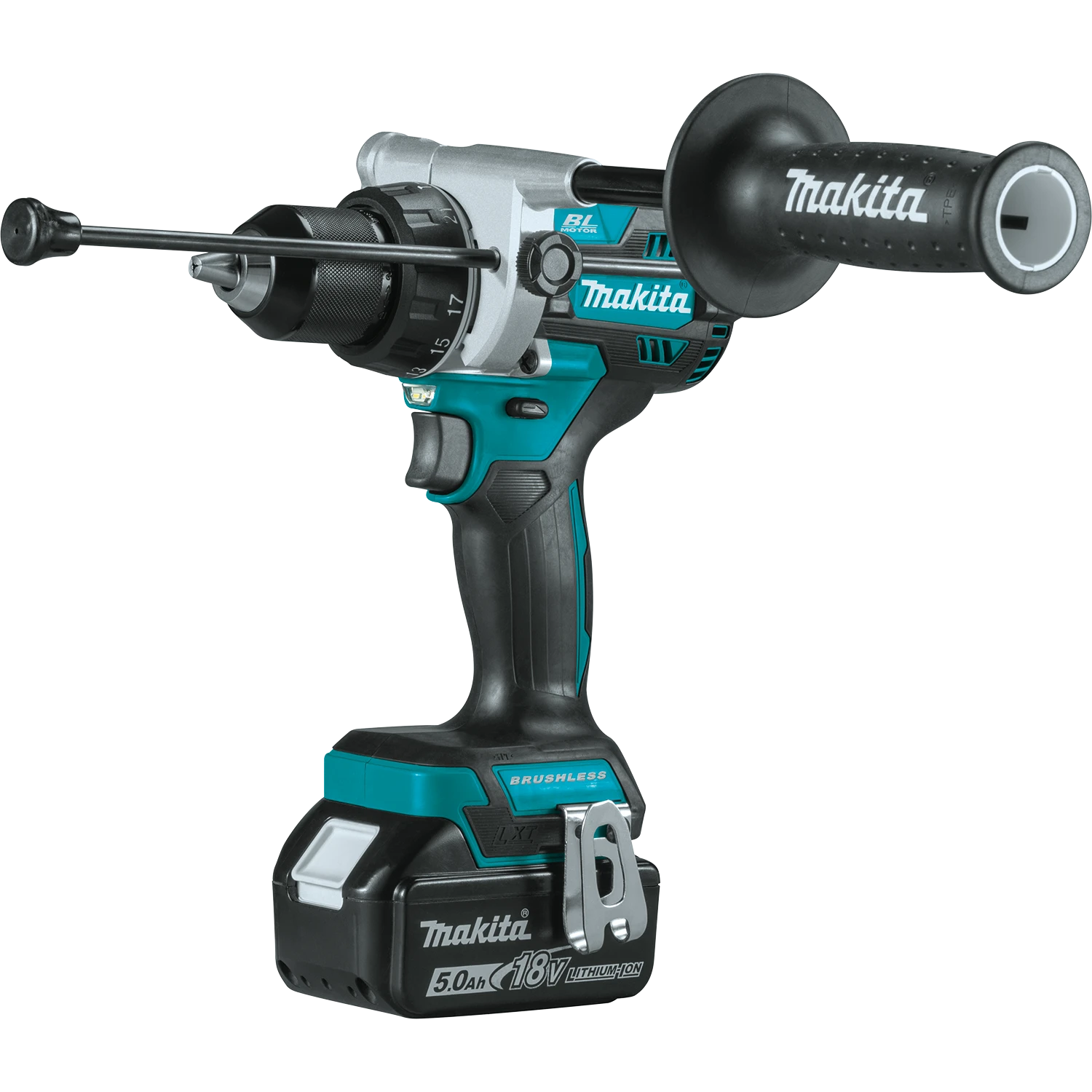 Makita XT289PT 18V LXT Lithium-Ion Brushless Cordless 2-Tool Combo Kit 4 Makita XT289PT 18V LXT Lithium-Ion Brushless Cordless 2-Tool Combo Kit - Image 2