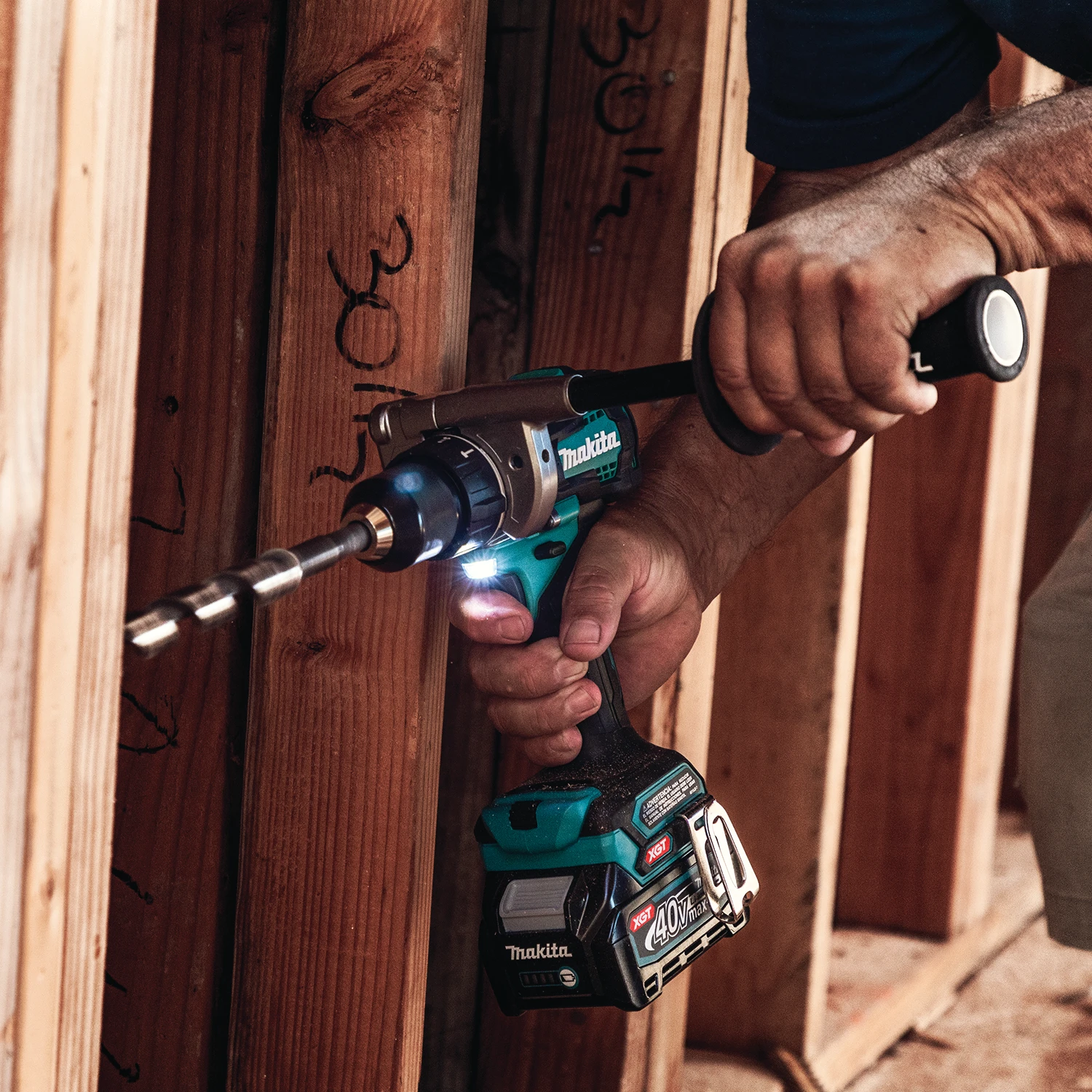 Makita GPH01D 40V Max XGT Brushless Cordless 1/2" Hammer Driver-Drill Kit 7 Makita GPH01D 40V Max XGT Brushless Cordless 1/2" Hammer Driver-Drill Kit - Image 5
