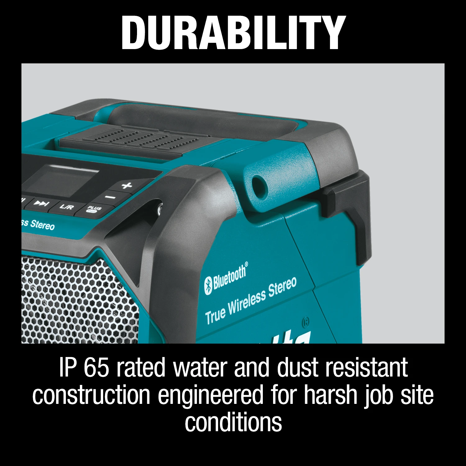 Makita XRM11 18V LXT 12V Max CXT Cordless Bluetooth Job Site Speaker (Tool Only) 8 Makita XRM11 18V LXT 12V Max CXT Cordless Bluetooth Job Site Speaker (Tool Only) - Image 6