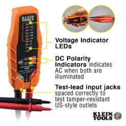 Klein ET60 Electronic AC/DC Voltage Tester 9 Klein ET60 Electronic AC/DC Voltage Tester -Power Pro Shop image b4cd38b0 4cec 4780 ba78 1e82dd426d6c