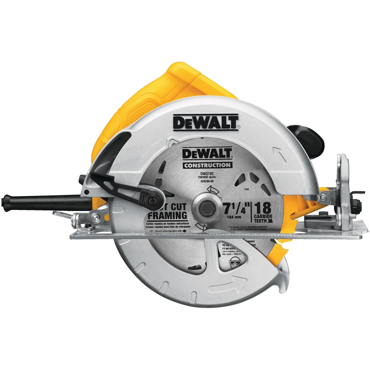 DeWalt DWE575 7-1/4" Lightweight Circular Saw 3 DeWalt DWE575 7-1/4" Lightweight Circular Saw