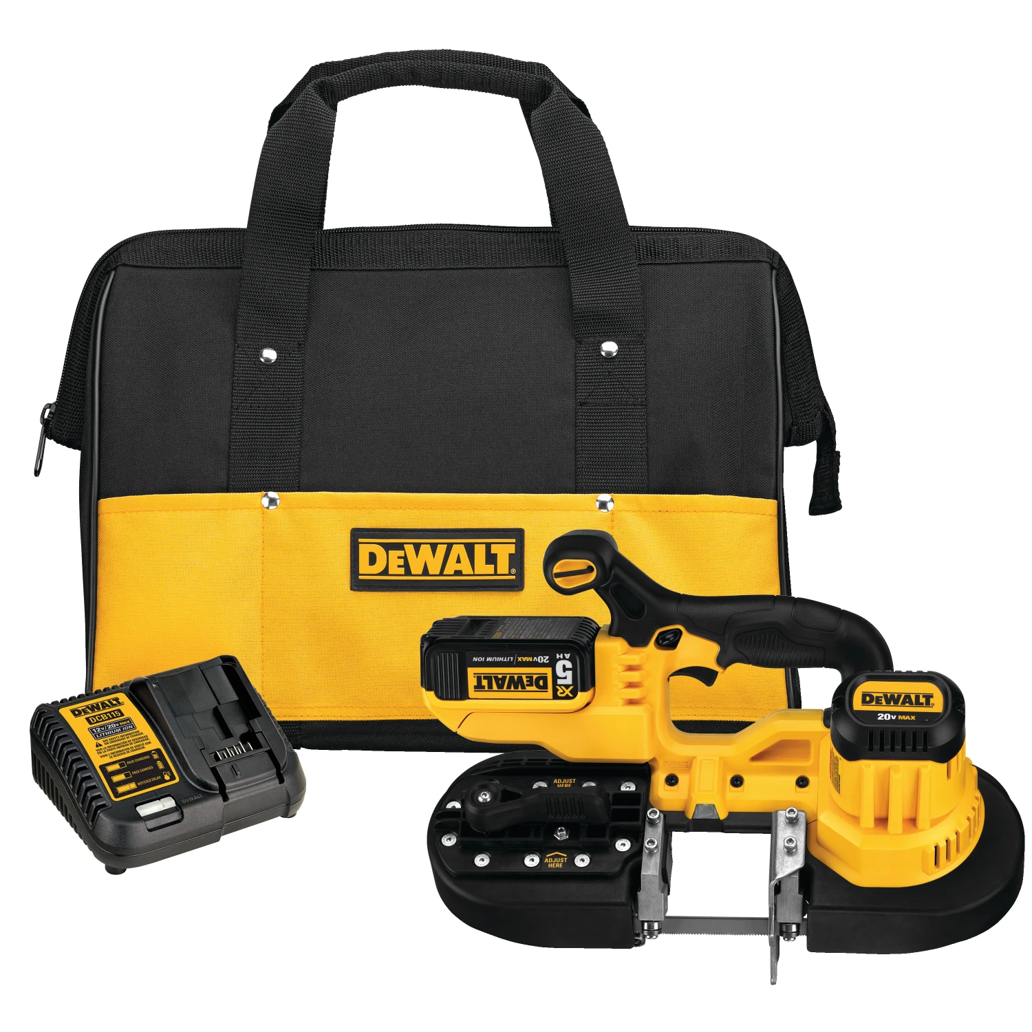 DeWalt DCS371P1 Cordless Band Saw Kit 3 DeWalt DCS371P1 Cordless Band Saw Kit