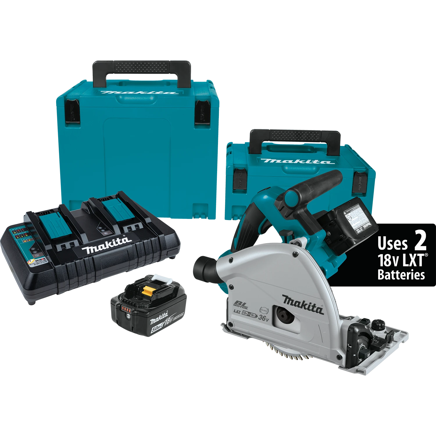 Makita XPS01PTJ 18V X2 (36V) LXT Plunge Circular Saw Kit 3 Makita XPS01PTJ 18V X2 (36V) LXT Plunge Circular Saw Kit